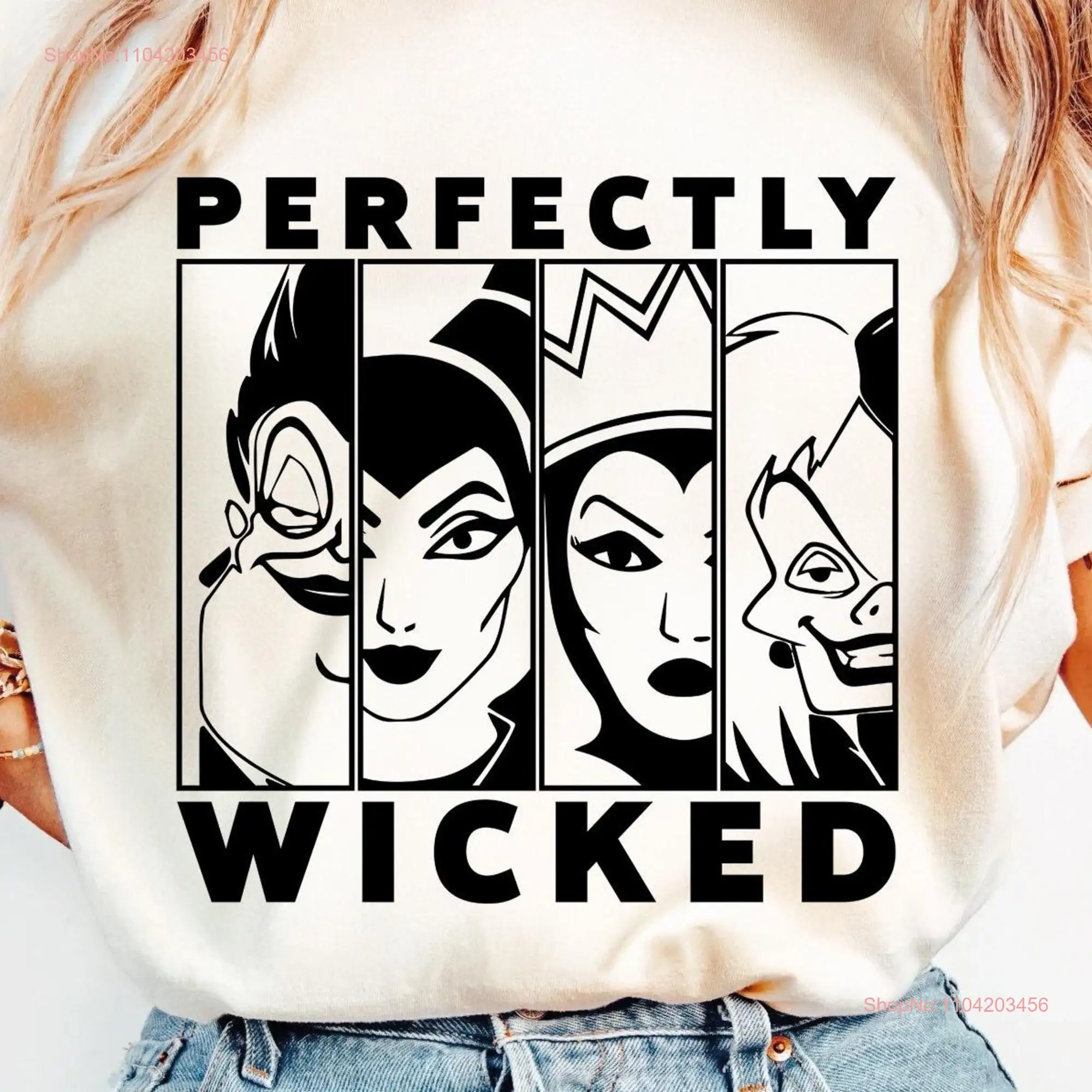 Bad Witches Club T Shirt Perfectly Wicked Evil Queen Villain Halloween Witch long or short sleeves