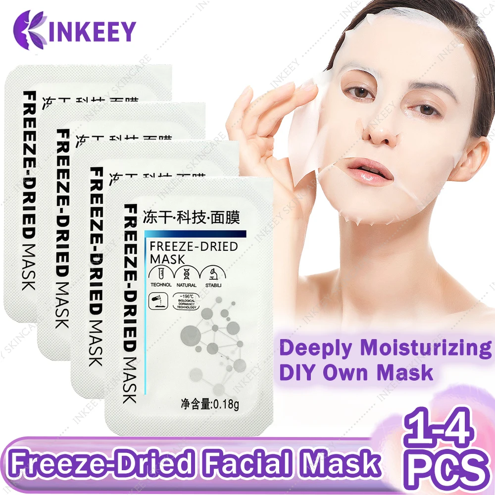 Freeze-Dried Facial Mask Moisturizing Oil-Control Anti-Aging Whitening Sheet Mask Firming Skin Brightening Face Masks Skin Care