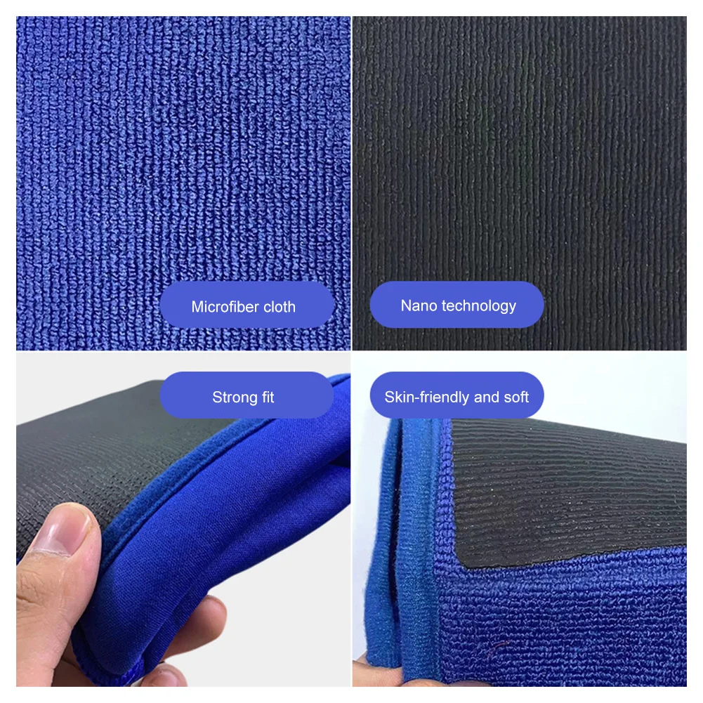 Durable Design Magic Clay Bar Mitt for Car Wash - Microfiber Detailing Towel Pad, Auto Care Cleaning Accessory