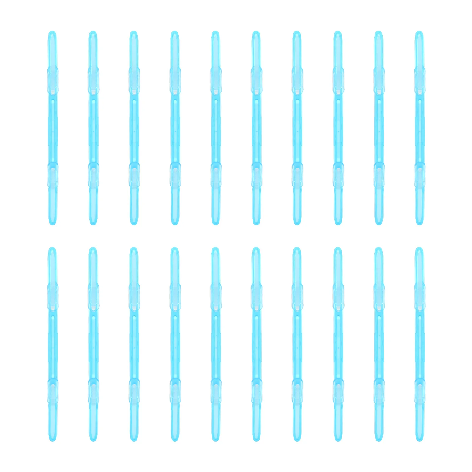 

20Pcs Compact Bookbinding Clips Easy Install Remove Plastic File Paper Fastening Stationery Tool Plastic Clips