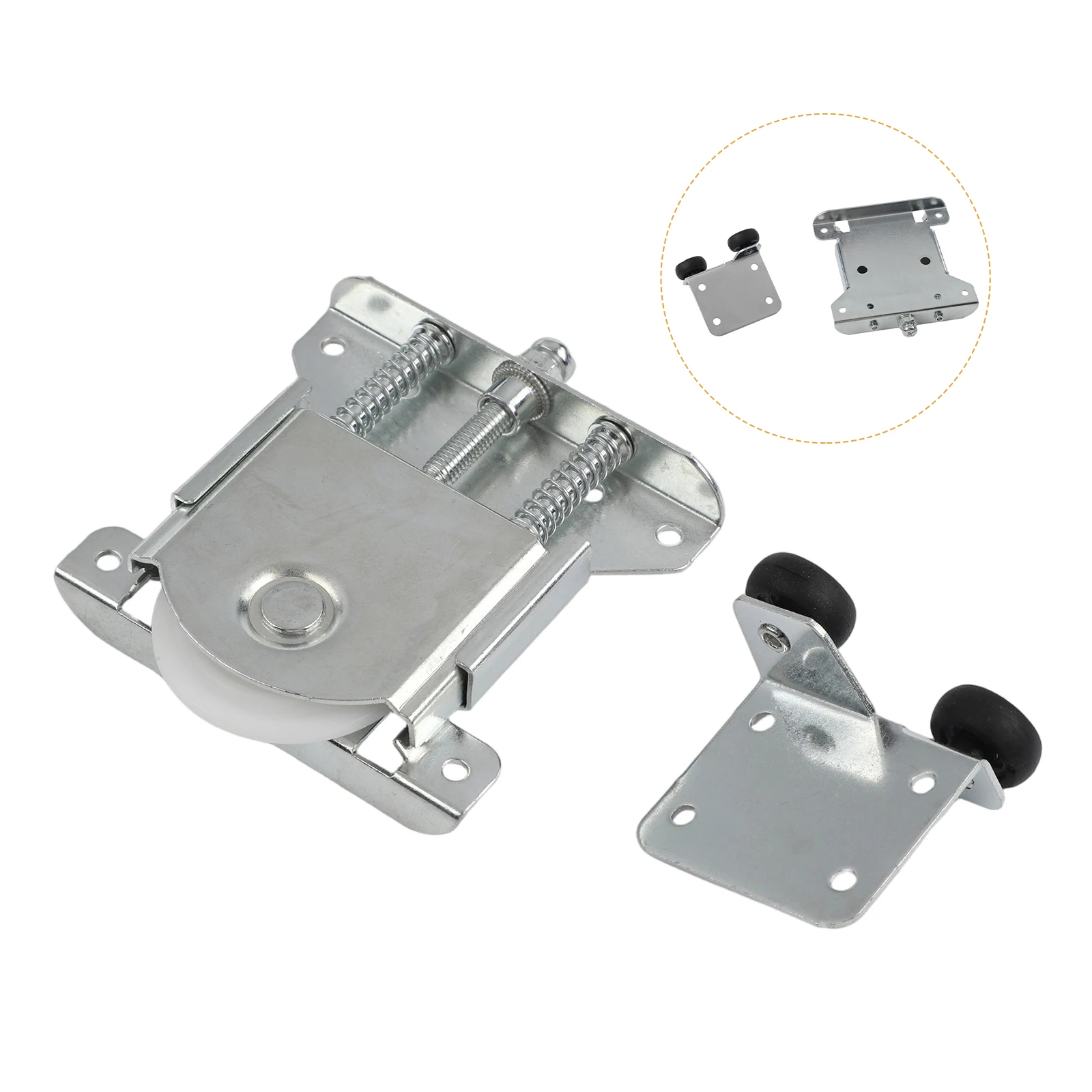 Color Silver Heavy Duty Pulley Long Service Life Rust-Proof Cold-Rolled Steel Smooth Operation Stable Performance