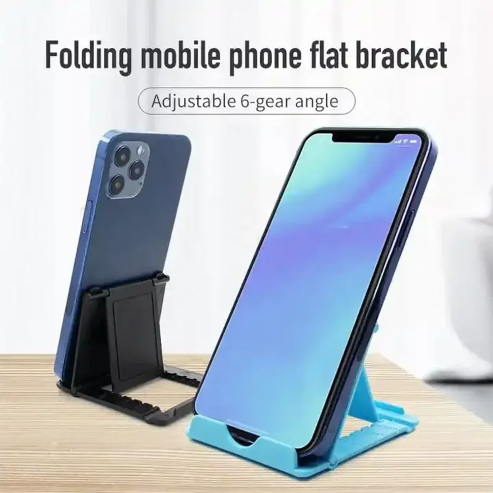 Supporto da tavolo regolabile per supporto per telefono supporto da tavolo per Ipad IPhone Samsung Xiaomi Huawei supporto universale pieghevole per telefono cellulare