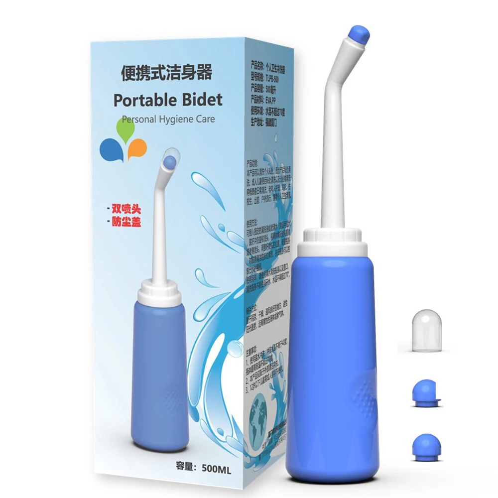 500ml Sprayer Personal Cleaner Handheld Toilet Bidet Portable Travel Spray Bottle Ass Washing Anal Cleaning Self Cleaning Tool