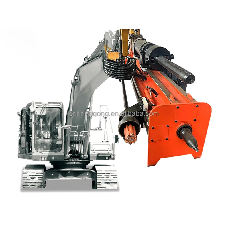 Yu Gong Rock Splitter Machine Wedge Excavator Attached Rock Splitting Equipment Integrated Hydraulic 3D Rock Drill and Splitter