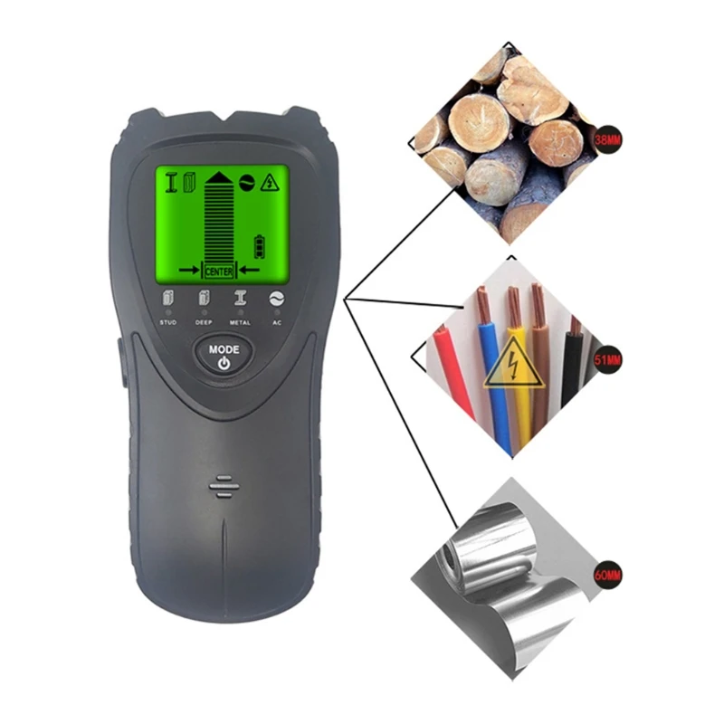 ipiip ABS 금속 나무 와이어 탐지기 사진 프레임 차고 프레임 DIY 작업 친구 및 가족을위한 주택 장식 선물