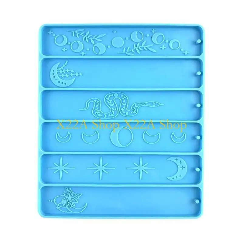Unique Silicone Bookmarks Mold for DIY Projects Present Crafts Epoxy Jewelry Mold
