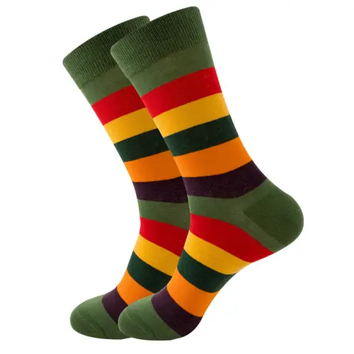 1 Pair New Happy Mens Socks Women Novelty Cartoon Sock Combed Cotton Funny Men's Big Size Crew Hip Hop Thick Long Socks - Image 32