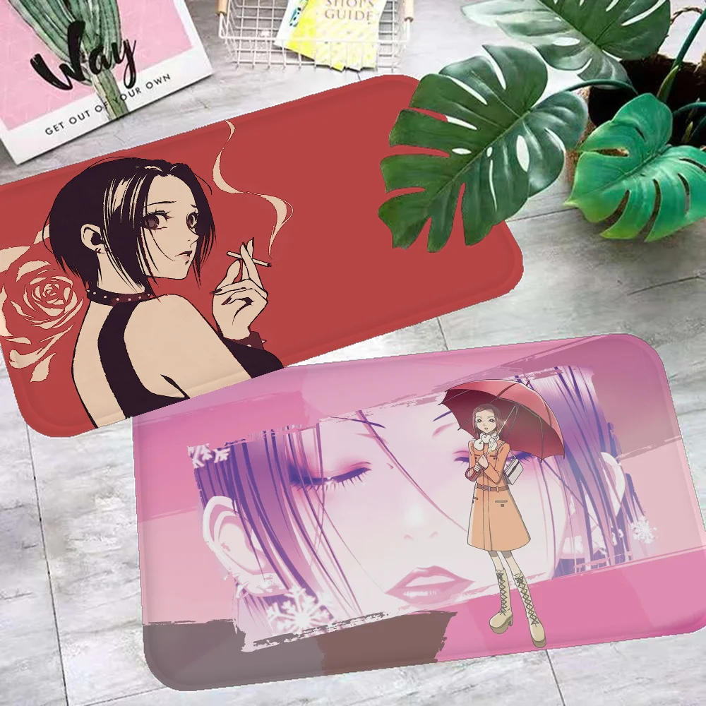 N-Nana Osaki Floor Mat Non-Slip Laundry Room Mat Laundry Decor Balcony Child Living Room Bedside Mats