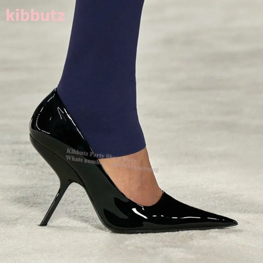 

Snakeskin Single Shoes Genuine Leather Pointed Toe Thin Heel Shallow Slip-On Suede Fashion Show Elegant Sexy Women Shoes Newest