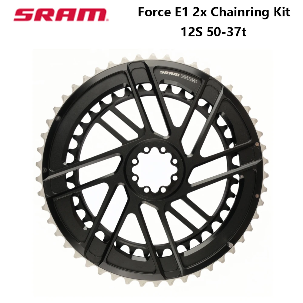 Kit de plateaux SRAM Force 2x 50-37T, fixation directe 8 boulons, 2x12 vitesses, 8 trous, double, original pour manivelle SRAM Force