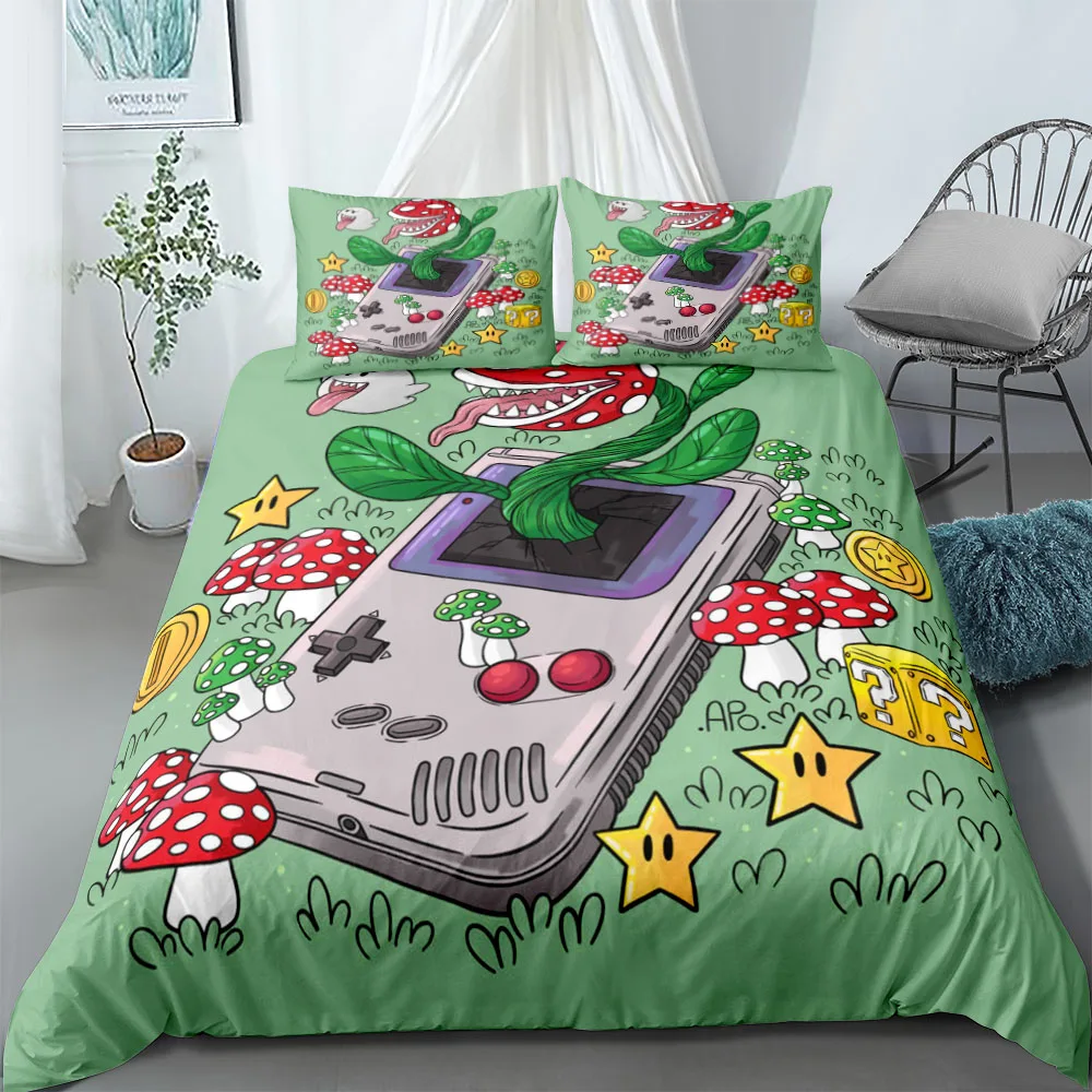 Chomper Coins Duvet Cover Set King Queen Double Full Twin Single Bed Linen Set