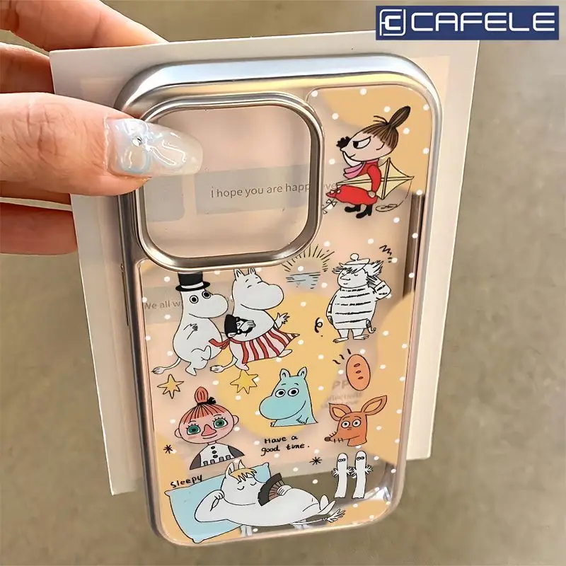 

Kawaii Mumingya Phone Case Suitable for IPhone 16promaxcute Cute Anime Cartoon Xr/11/15pro Soft Phone Case Girl Girl Gift Toys