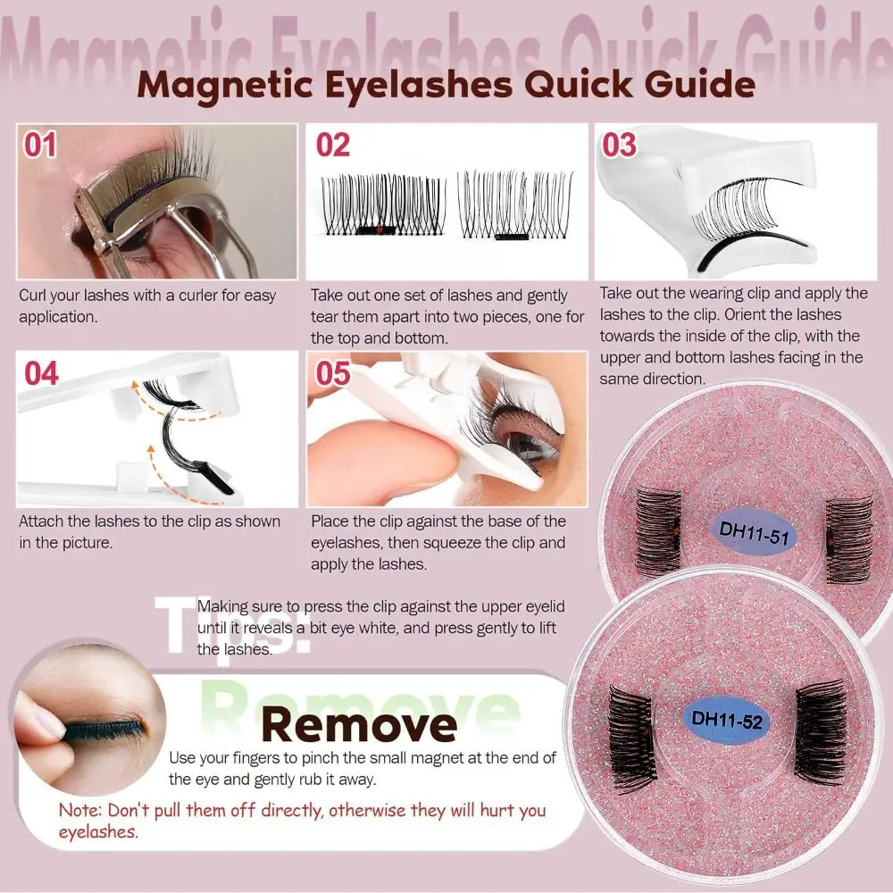 Cílios postiços de sucção magnética, duas peças, asas oblíquas, longa duração, olho de gato, cílios postiços, reutilizáveis, fofos, cílios de vison falso