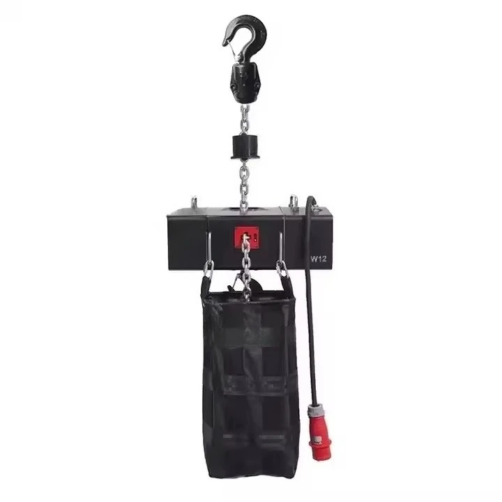 

Special remote control electric ring chain crane for wireless operation swing table