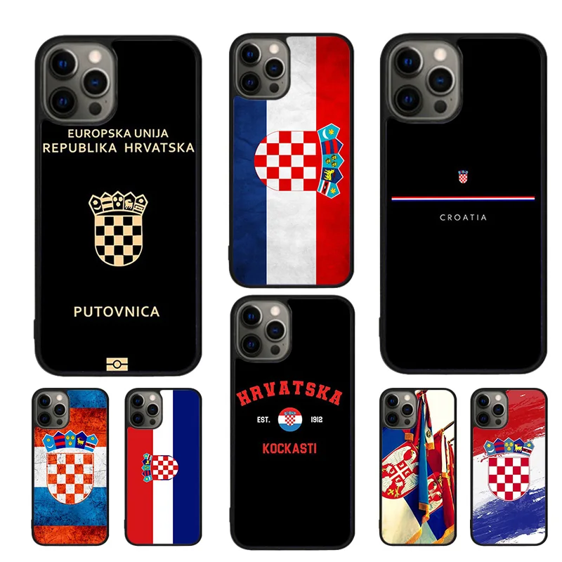 Croatia flag Mobile Phone Cases Cover For iPhone 16 15 14 13 Pro Max 12 Mini 11 Pro Max Max SE 2020 6S 7 8 Plus Coque