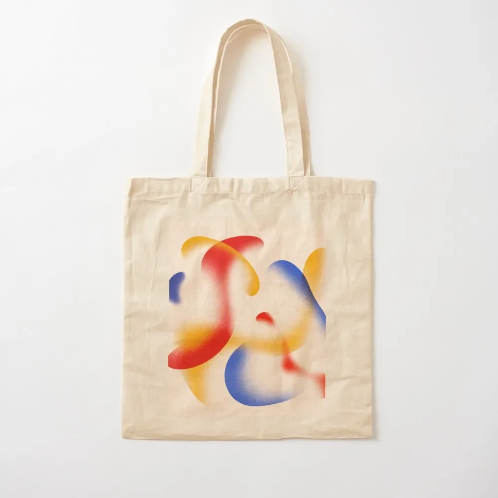 

Abstract Ephemeral Shapes Colorful Art Tote Bag handbag cute pouch bag canvas custom