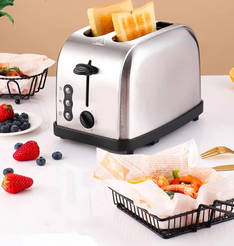 220V Fully Automatic Toaster Toaster  2 Slices 4 Slices Heated Toast