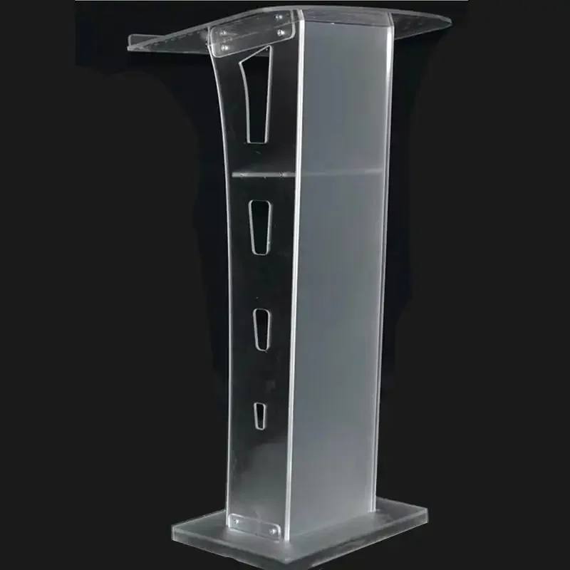 

new Removable Hosting Acrylic Podium Welcome Podium Conference Stage Colorful Discoloration Signing Stage
