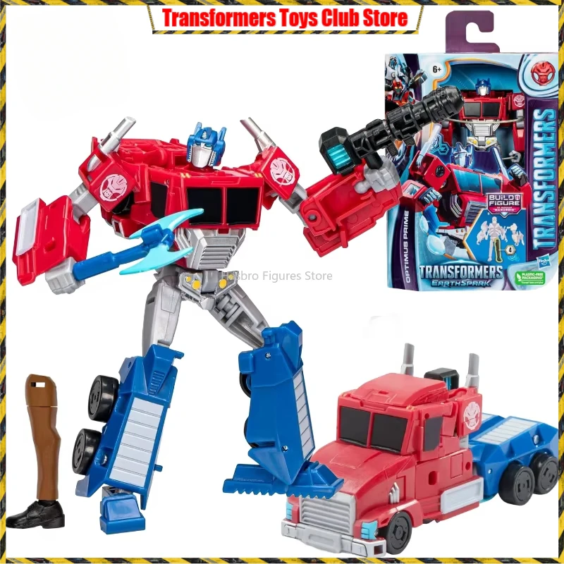 In Stock Transformers ES Earthspark Enhanced Level Optimus Prime Action Figure Collection Model Toy Gift