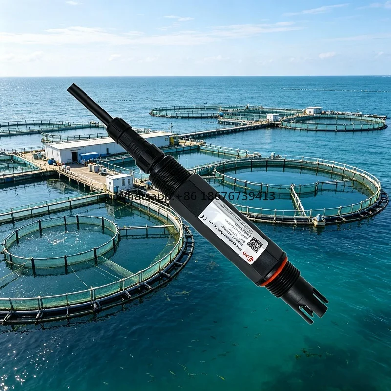 Industrial pH Meter Sensor with Dual NPT3/4 M16 Waterproof Connector IP68 Waterproof for Seawater & Industrial Water
