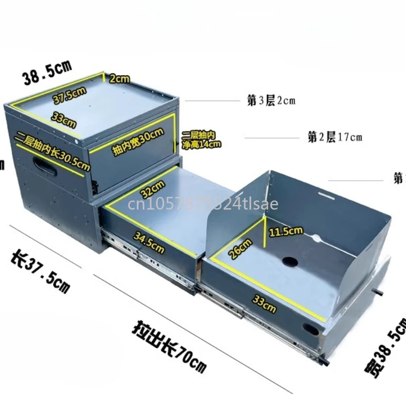

Trunk Storage Box Camping Box 37 Series Car Kitchen Bed Car Magic Box