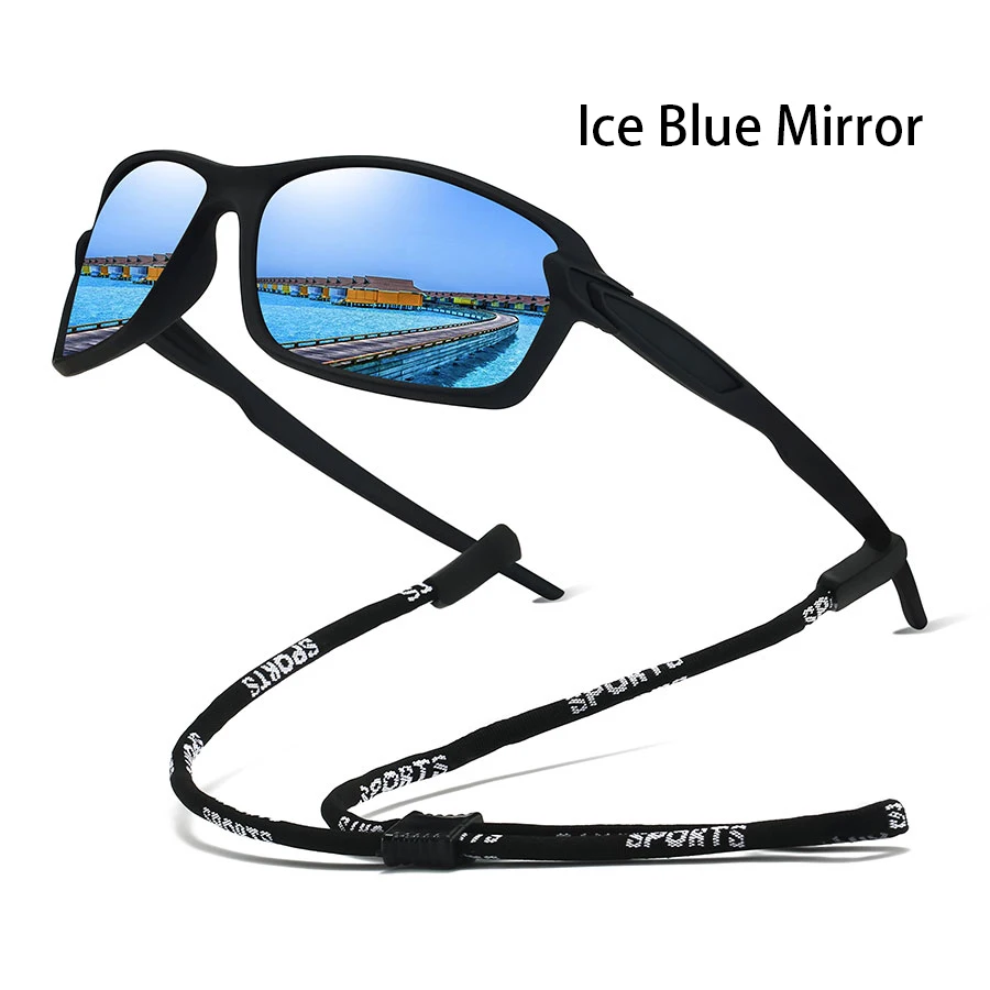 Modische Vintage-Sonnenbrille mit Kette für Autofahren, Angeln, Radfahren, Sport, Laufen, Bergsteigen für Männer und Frauen – Detail 2