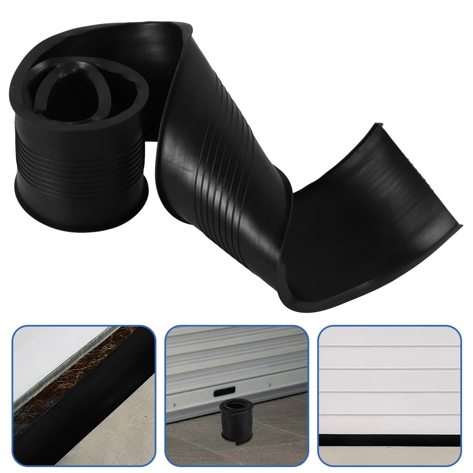 

1 Roll Garage Door Bottom Seal Strip Epdm Rubber Waterproof Dust Noise Proof For Garage Door Threshold Replacement Parts