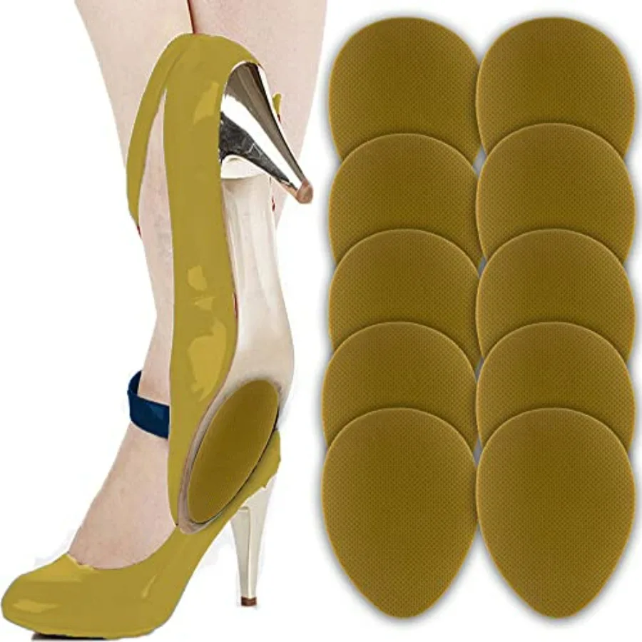 

Non Slip Shoes Pads Self-Adhesive Shoe Grips Rubber Anti-Slip Shoe Grips Sole Stick Protector