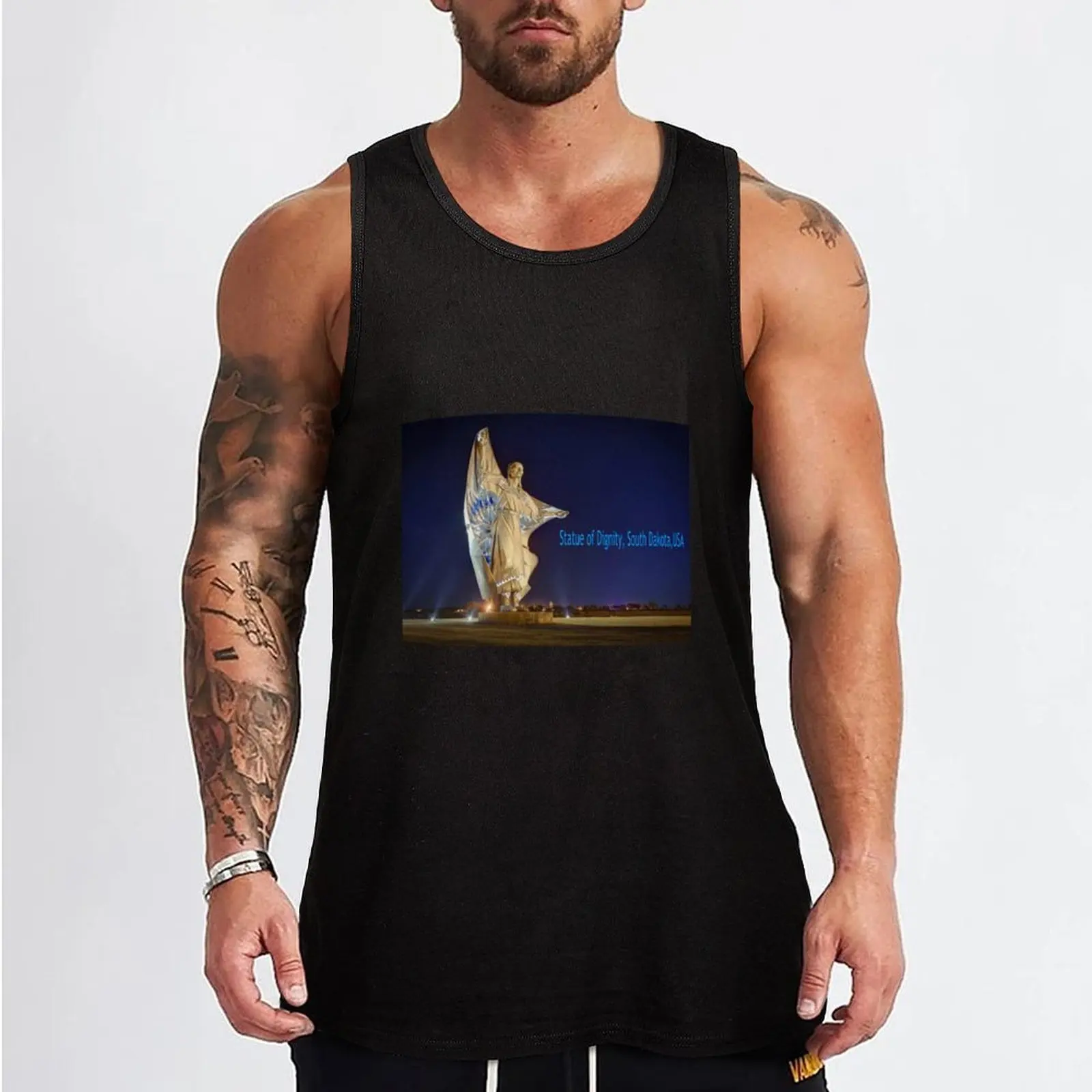 Statue of Dignity Tank Top gym t-shirts man t-shirt for man summer clothes