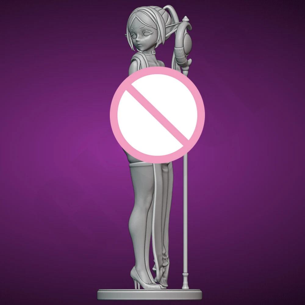 

1/24 Waifu Elf Mage Sexy Girl Anime NSFW Resin Model Figure Toy Craft Unassembled Miniature Reduction Statue Unpainted Kits