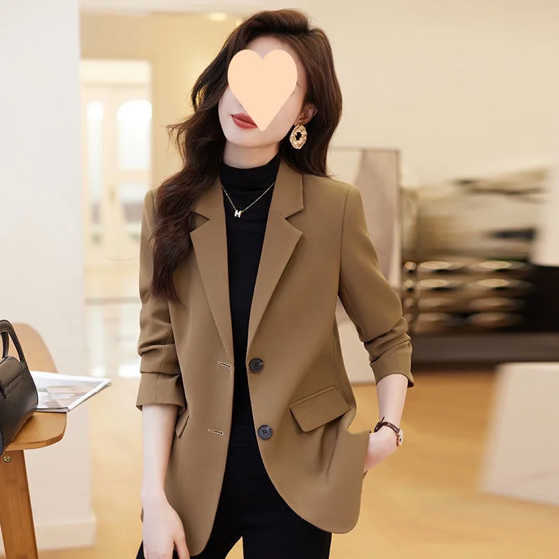 

Jacket for Women's Spring and Autumn New Korean Casual Temperament and Fashionable Versatile Suit