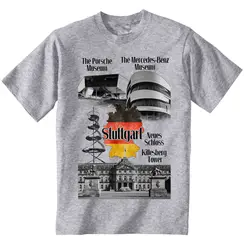 Germany Stuttgart T-Shirt. Summer Cotton O-Neck Short Sleeve Mens T Shirt New S-3XL