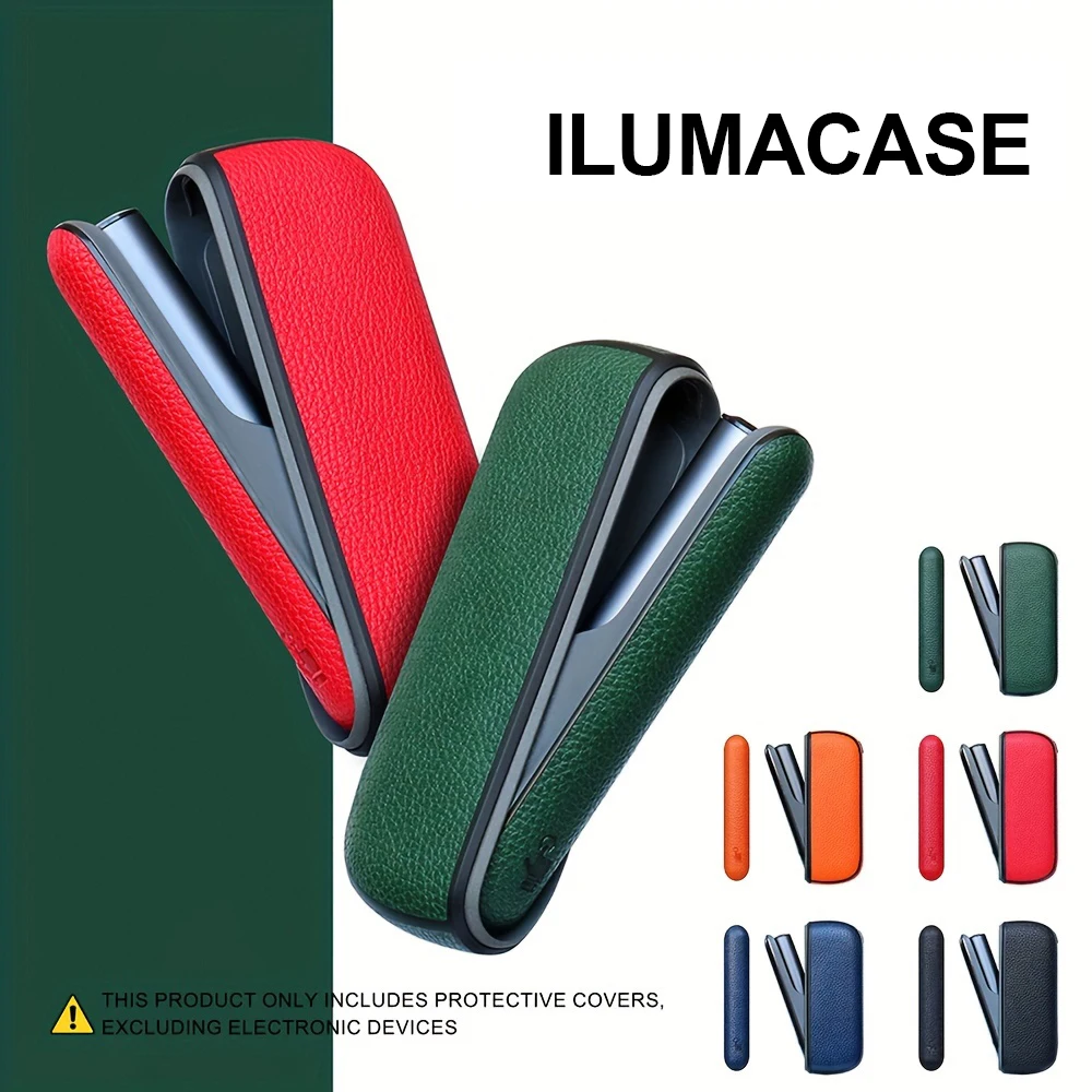PU leather protective case is suitable for ILUMA. It is a fashionable and trend protective accessory for electronic cigarettes.