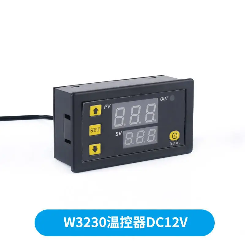 Controlador de temperatura de alta precisión W3230, módulo de termostato con pantalla Digital, interruptor de Control de temperatura en miniatura C