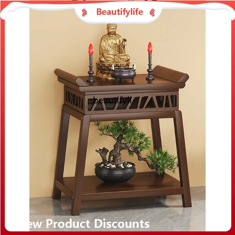 A506 Incense case simple modern Xuanguantai home offering Gongtai Buddha table new Chinese Buddhist table
