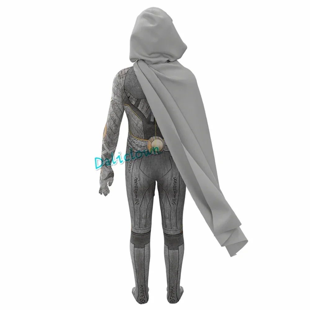 Ragazzi Moon Knight Costume Cosplay soldato Marc Spector Costume maschera Cape Suit Party Clothes Costume di Halloween per bambini