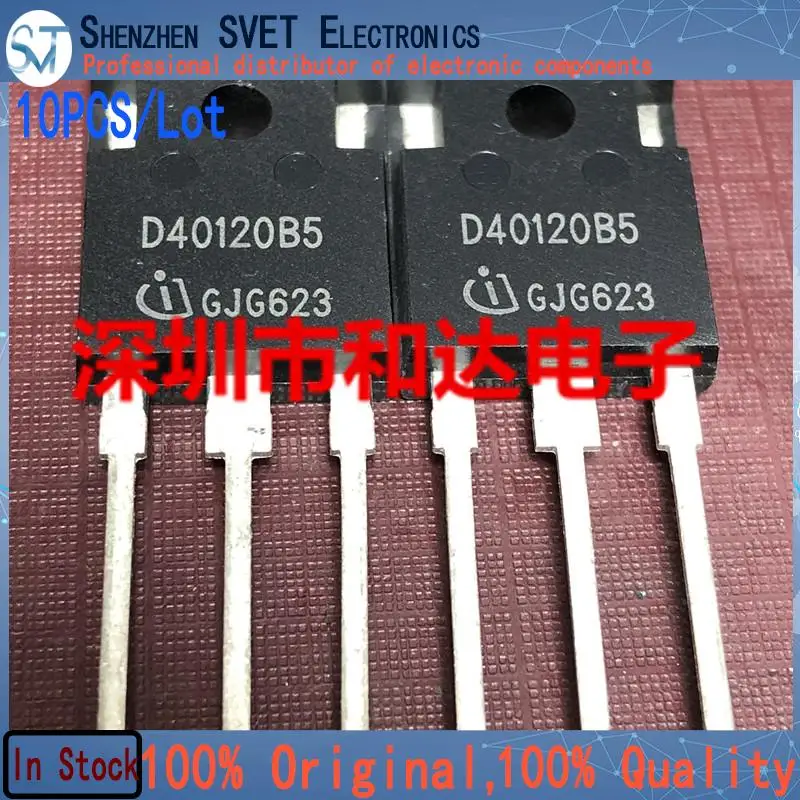 

10PCS/Lot D40120B5 IDW40G120C5B TO-247 1200V 40A 100% Imported Original New And In Stock Fast Ship