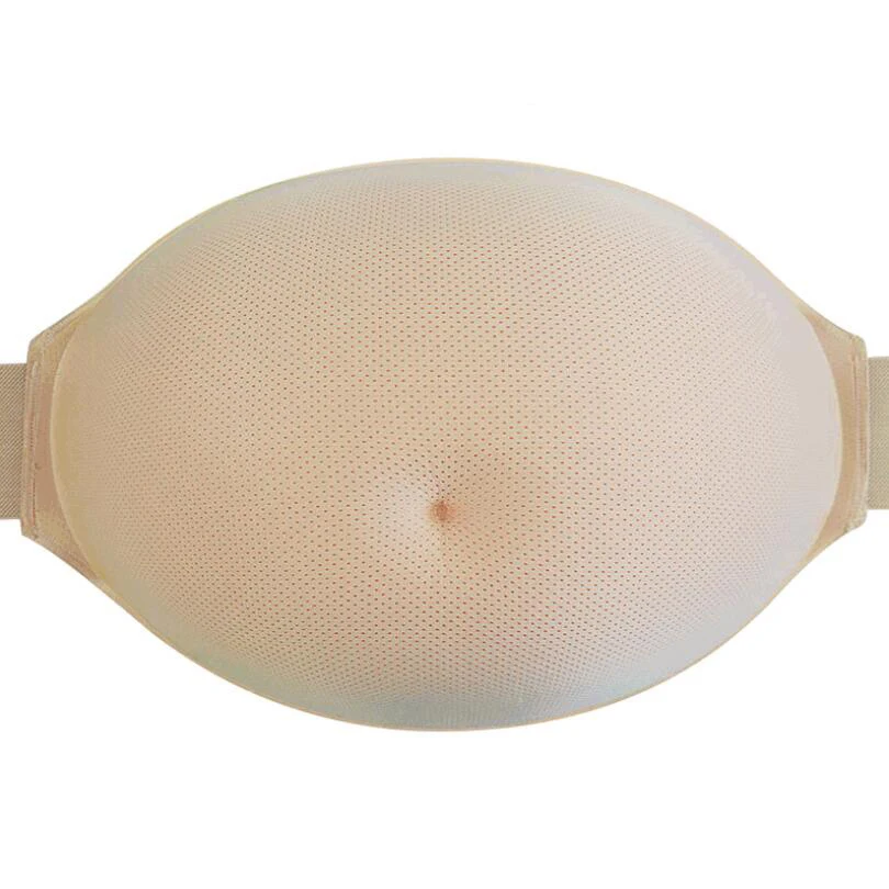 Artificial Fake Belly Prosthesis Sponge Pregnancy Light Breathable Fake Belly Pregnant Surrogacy for Male and Female Actors