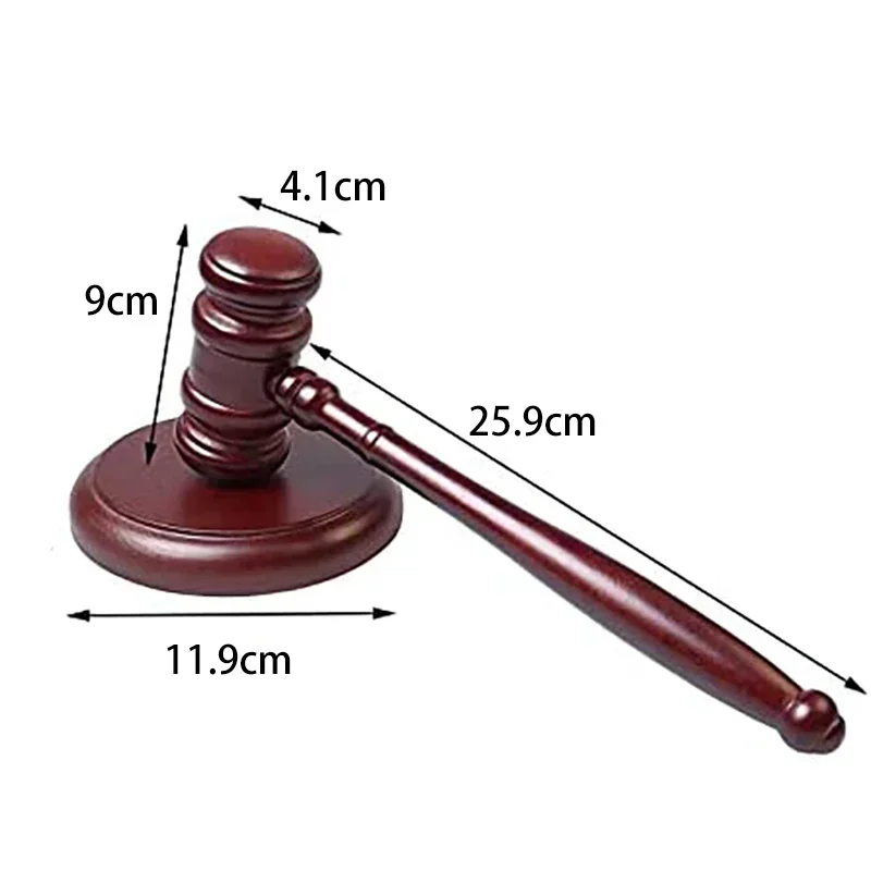 High Quality Durable Wooden Judge Hammered Handcrafted Delicate Wood Gavel For Lawyer Judge Wood Gavel Hammer Sound Block