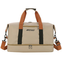 2025 New Travel Totes Dry Wet Separation Fitness Bag Short Distance Sports Handbag Boarding Bag Outdoor Luggage Storage Bag