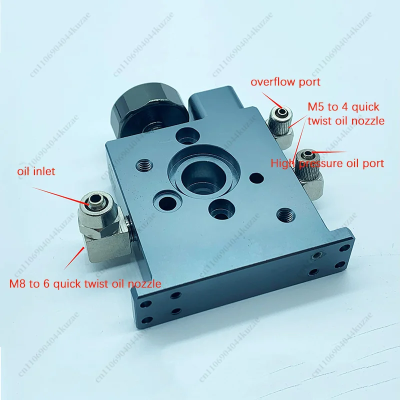 CUT-LJB03 Pump Fitting, Connection Plate with 5055 5065 Pressure Regulating Strip and Pressure Gauge Port