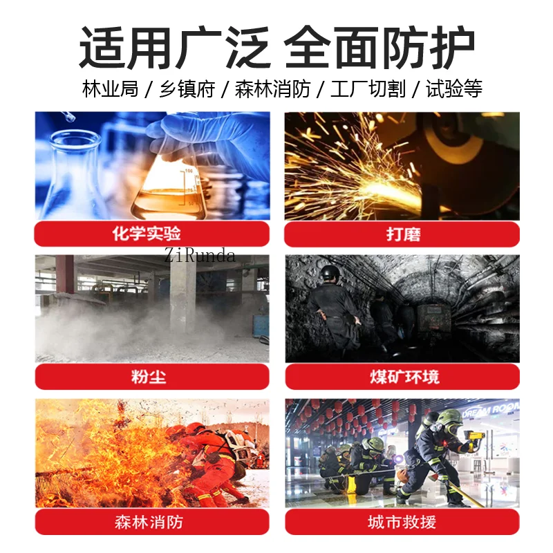 *Fire glasses, rescue goggles, splash-proof, radiation-proof and dust-proof protective goggles.