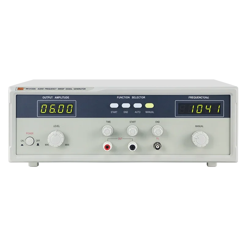 REK RK1212DN Audio Sweep Signal Generator Speaker Tester Frequency Meter 20Hz-20KHz 18Vrms