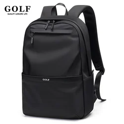 GOLF Mens Backpack Bags Black Laptop 15 6 Inch Case Bag Large Capacity Backpacks Adults Men Business Trips Daily Backbag Durable