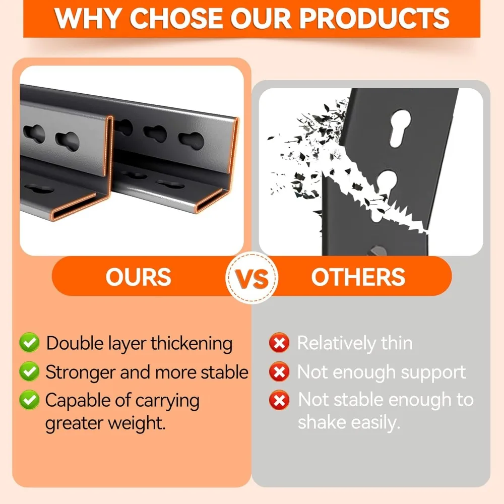 وحدة رفوف فولاذية صناعية شديدة التحمل - رف قابل للتعديل من 5 طبقات بسعة 3000 رطل للتخزين الثقيل