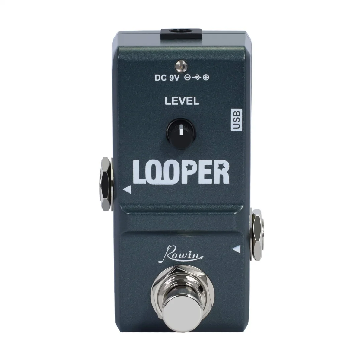 

Rowin LN-332 Guitar Looper Pedal Digital Loop Effect Pedals 10 Minutes of Looping Unlimited Overdubs USB Port True Bypass