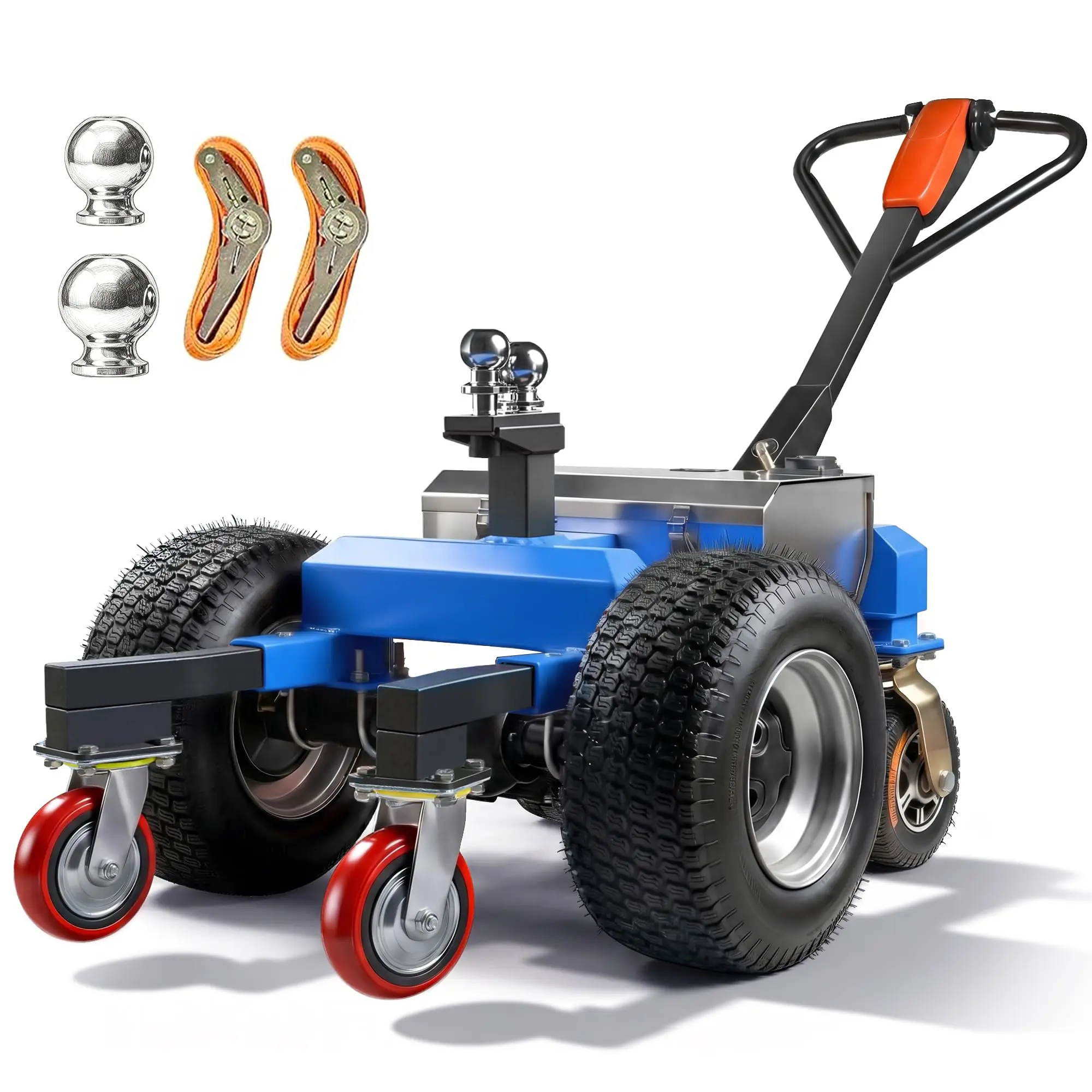 Electric Trailer Dolly 9000 lbs, 48V 800W Super-Duty Trailer Mover with 6 All-Terrain Wheels, Variable Speed &
