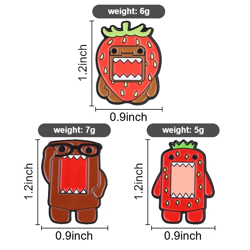 13style Cartoon Lustige Meme Emaille-Pins, Coding-Küken-Broschen, Erdbeer-Domo-Gans-Frosch-Abzeichen, Tier-Schmuck, Entwickler-Geschenk – Detail 9