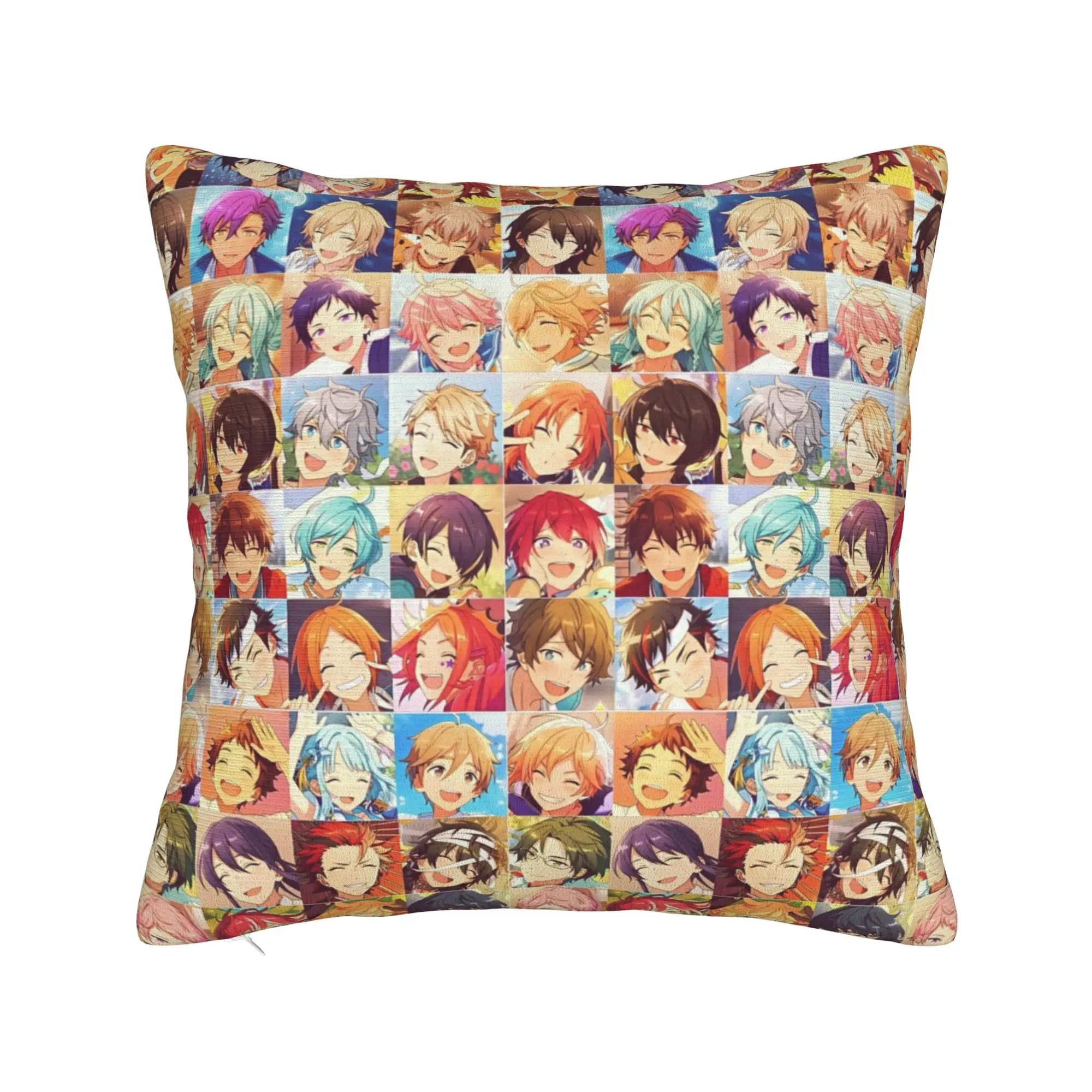 Decorative Pillow Cover E-Ensemble-Stars Merch Bedroom  Throw Pillow Case Cover Square Multi-Size