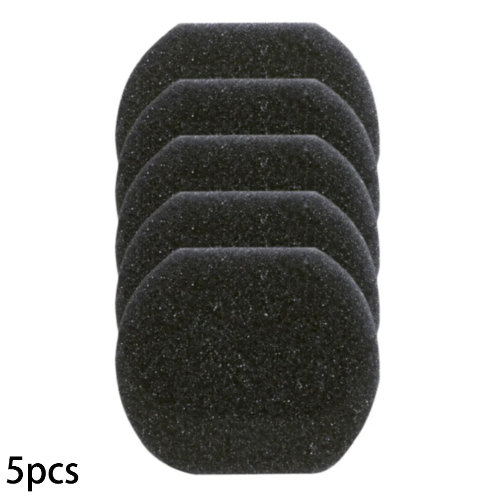 5pcs Cotton Filter For Deerma DX118C DX128C Vacuum Cleaner Parts Black Sponge Effective Filtration Accessories